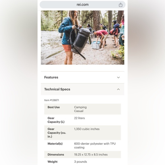 🔥 SOLD on FB 🔥 Hydro flask unbound series 22 L soft cooler backpack NWT - Picture 9 of 10